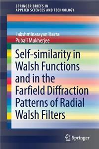 Self-Similarity in Walsh Functions and in the Farfield Diffraction Patterns of Radial Walsh Filters