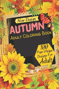 Autumn Adult Coloring Book