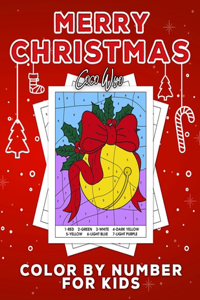 Merry Christmas Color By Number For Kids
