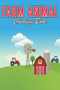 Farm Animal Coloring Book