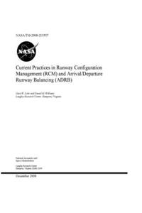 Current Practices in Runway Configuration Management (RCM) and Arrival/Departure Runway Balancing (ADRB)