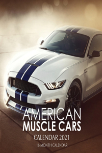 American Muscle Cars Calendar 2021