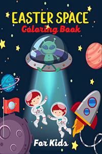 EASTER SPACE Coloring Book For Kids