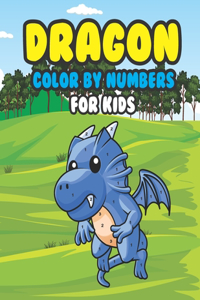 Dragon Color by Numbers for Kids