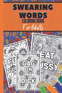 Swearing words coloring book for adults