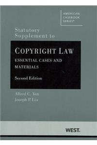 Statutory Supplement to Copyright Law