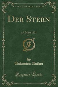 Der Stern, Vol. 63