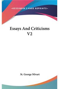 Essays And Criticisms V2
