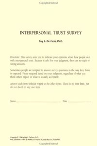 Interpersonal Trust Surveys