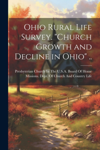 Ohio Rural Life Survey. 