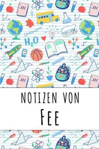 Notizen von Fee