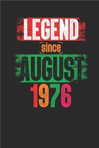 Legend Since August 1976