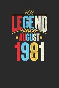 Legend Since August 1981