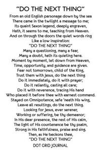 Do The Next Thing