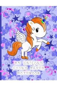 My Unicorn Story Paper Notebook