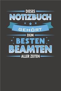 Dieses Notizbuch Gehört Dem Besten Beamten Aller Zeiten