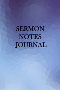 Sermon Notes Journal