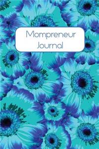 Mompreneur Journal Blue Flowers