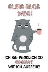 Bleib bloß weg! Ich bin wirklich so genervt wie ich aussehe!