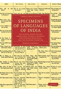 Specimens of Languages of India