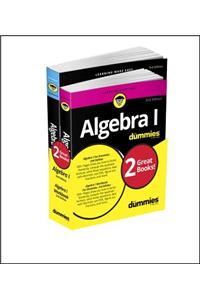 Algebra I for Dummies Book + Workbook Bundle