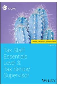 Tax Staff Essentials, Level 3