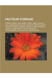 Facteur D'Orgue