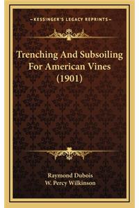 Trenching and Subsoiling for American Vines (1901)