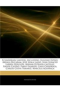 Articles on Ecuadorian Lawyers, Including