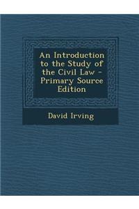 Introduction to the Study of the Civil Law