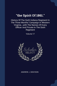 The Spirit Of 1861.