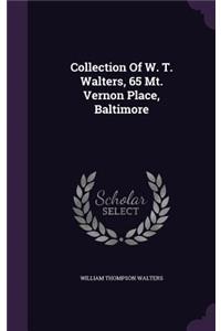 Collection Of W. T. Walters, 65 Mt. Vernon Place, Baltimore