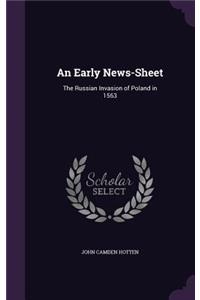 Early News-Sheet