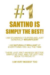 SANTINO IS SIMPLY THE BEST AFFIRMATIONS WORKBOOK Positive Affirmations Workbook Includes