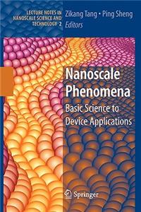 Nanoscale Phenomena