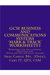 GCSE Business and Communications Systems 'Mark & Track' Worksheets I