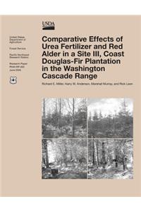 Comparative Effects of Urea Fertilizer and Red Alder in a Site III, Coast Douglas-Fir Plantation in the Washington Cascade Range