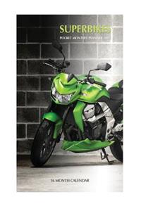 Superbikes Pocket Monthly Planner 2017
