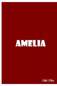 Amelia - Red Notebook / Extended Lines / Soft Matte Cover