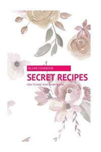 Blank Cookbook Volume11: Blank Cookbook ( Recipes & Notes, Cookbook Journal, Cooking Journal, Cooking Notebook, Blank Cookbook Journal) 6x19