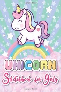 Unicorn Sketchbook for Girls