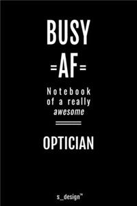 Notebook for Opticians / Optician