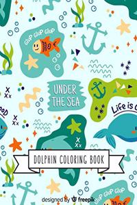 Dolphin Coloring Book