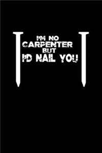 I'm no carpneter but I'd nail you