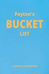 Payton's Bucket List