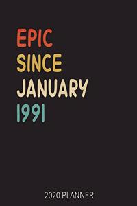 Epic Since January 1991 2020 Planner