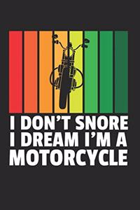 Motorrad Notizbuch