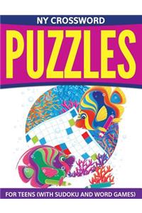 NY Crossword Puzzles For Teens (With Sudoku And Word Games)