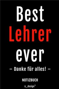 Notizbuch für Lehrer / Lehrerin / Erzieher - Abschiedsgeschenk / Dankeschön