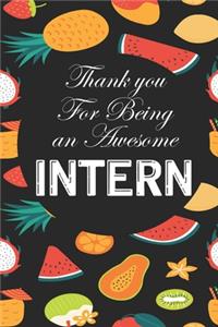 Thank You for Being An Awesome Intern